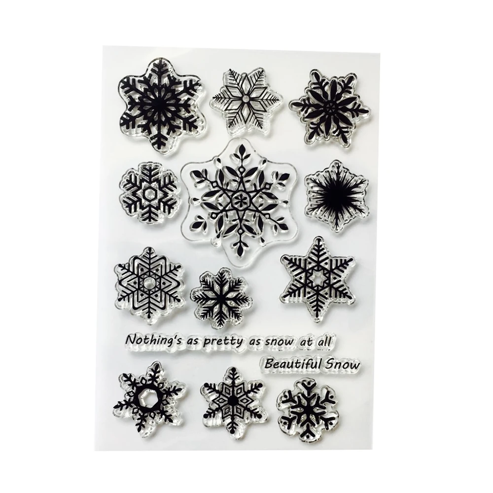 Lychee Life Transparent Silicone Stamp Clear Transparent Stamp Seal DIY Scrapbooking Photo Album Decoration