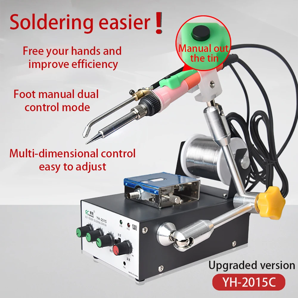 US $57.00 Repair Automatic Machine PCB Tin Melt Tool Foot Soldering Machine Motherboard Spot Welding Tools Tin Retone Adjustable