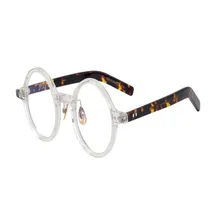 MONGOTEN, Ретро стиль, унисекс, модные, ацетатные, полная оправа, круглая оправа, прогрессивные, Мультифокальные линзы, очки, антибликовые, очки для чтения