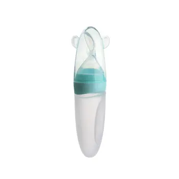 

Squeeze Rice Paste Feeder Rice Paste Bottle Baby Child Feeding Spoon Rice Paste Spoon Silicone Food Supplement Tableware