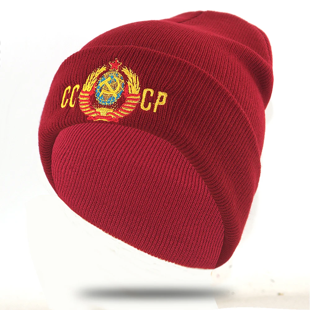 Russia knitted beanies cap 