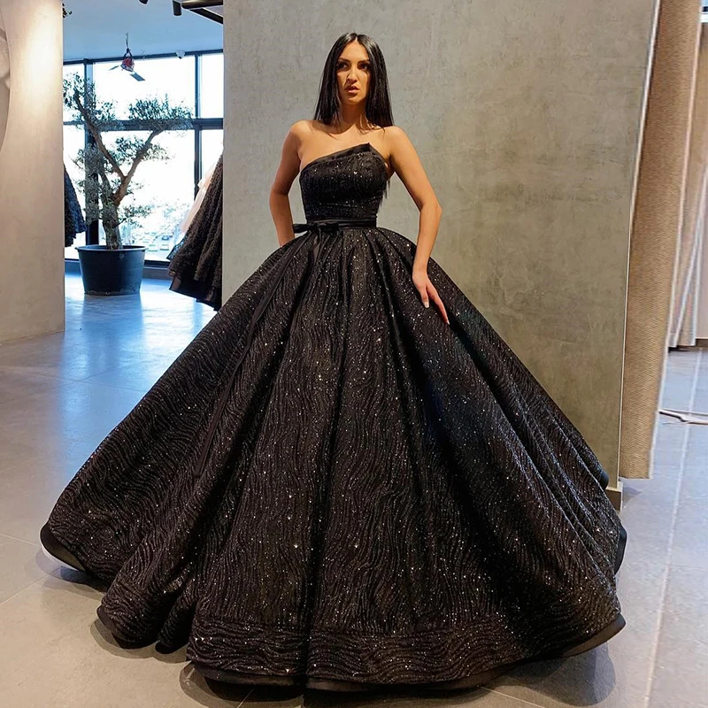 Shining black gown Clearance