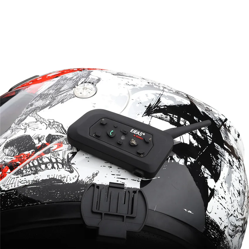 Vnetphone V6 Pro 850 мАч Bluetooth мотоциклетный коммуникатор Шлем Интерком мото гарнитура с