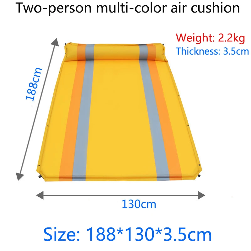 Автоматический надувной коврик для кемпинга на 2 человек портативный