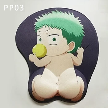 

3D Cute Mouse Pad Ergonomic Soft Silicon Gel Anime Mousepad With Wrist Support Mouse Mat