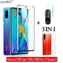 3-в-1 чехол+ Камера ззащитное стекло на p30 лайт Huawei-P30-Lite P30 Pro стекло Экран протектор huawei p smart z стекло p30pro полное покрытие стекло на хуавей P30 лайт стекло huawei p30 lite 3D стекло