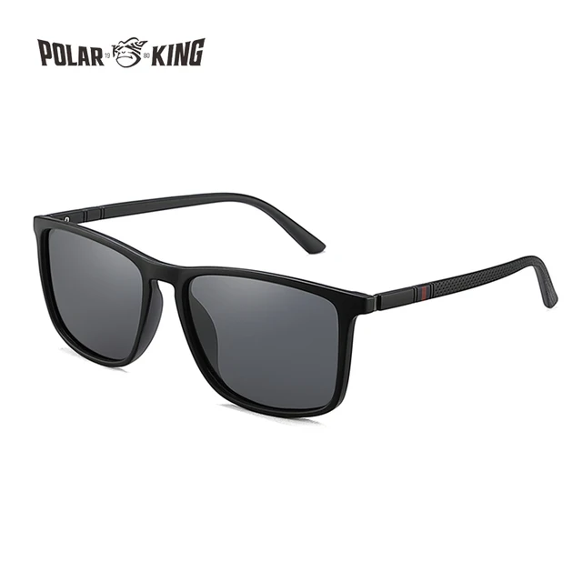Polarking New Luxury Polarized Sunglasses Men's Driving Shades Male Sun Glasses Vintage Travel Fishing Classic Sun Glasses 400 C02 Matte Smoke