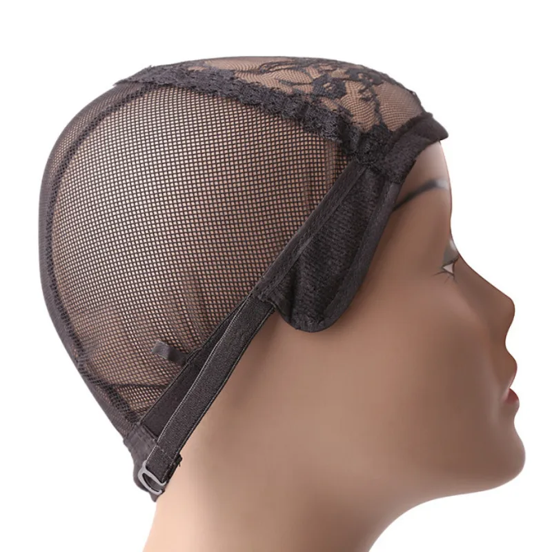 

Wig Cap for Making Wigs With Adjustable Strap on The Back Weaving Cap Size Glueless Wig Caps Good Quality Hair Net Black