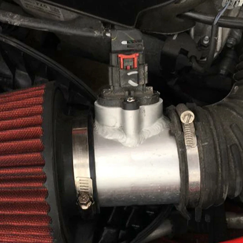Car Accessories Automobile Air Flow Meter Flange Base Performance Air Intake Meter Adapter Tube 63mm/76mm