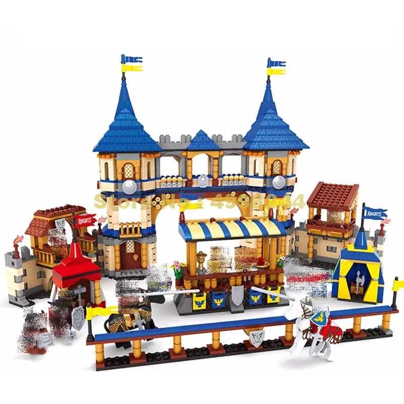 

ausini 27908 1467pcs knights castle royal arena building block Bricks Toy