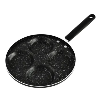 

4-hole Frying Pot Thickened Omelet Pan Non-stick Egg Pancake Steak Pan Cooking Egg Ham Pans Breakfast Maker