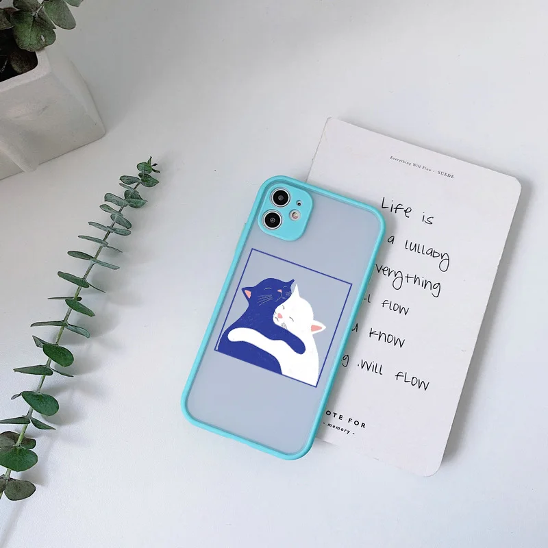 Cute Cartoon Cat Phone Case - Fun and Stylish Animal Back Cover