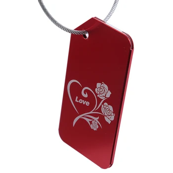 

2020 Aluminium Alloy Luggage Tags Baggage Name Tags Suitcase Address Label Holder Travel Accessories Drop Shipping