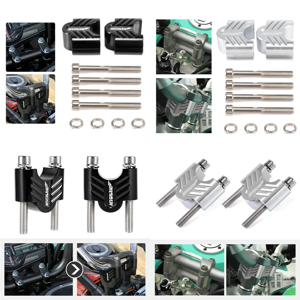 7/8 ''22 мм 28 мм CNC алюминиевый руль стояки Rise Mount зажим Универсальный Мотоцикл ATV Riser D45