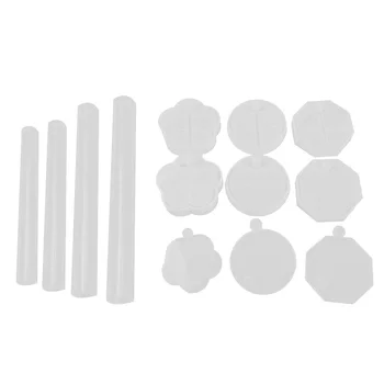 

13Pcs Glue Mold Diy Multi-Layer Rotating Storage Box Overlapping Jewelry Box Jewelry Frame Ornament Silicone Mold
