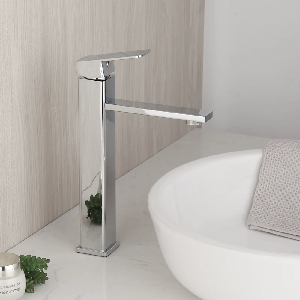 Square Bathroom Sink Faucet Single Handle Basin Faucet Wash Tap Bathroom Toilet Deck Mounted Basin Tap basin faucet bathroom faucet