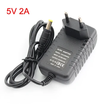 

Universal Power Supply 5 Volt Power Adapter 5V 2A Led Driver AC Adapter EU US Plug Charger For LED Strip Light Set top box
