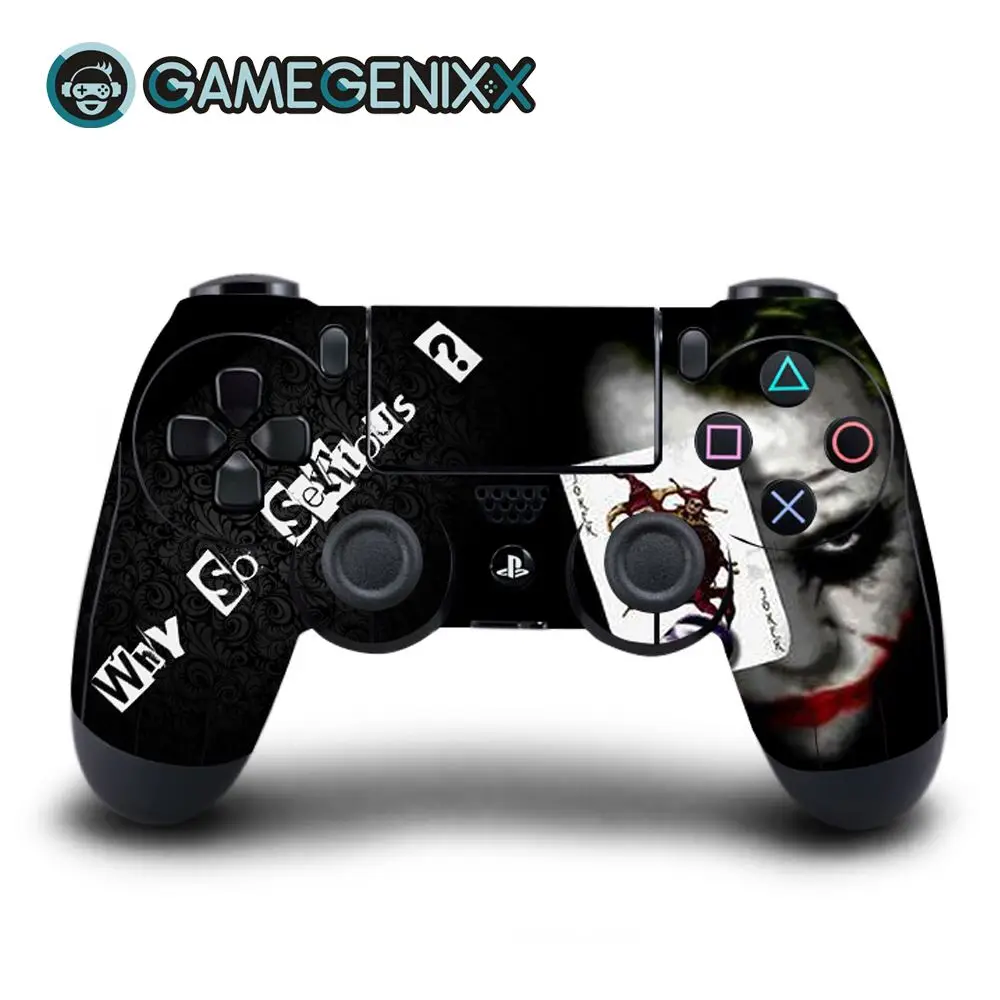 GAMEGENIXX Кожа Наклейка виниловая обложка для Playstation PS4 контроллер Daulshock 4-Джокер