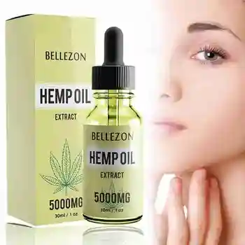 

100g 100% Organic Hemp Seed Essential Oil Massage Essence Skin Care Helps Sleep Natural Body Relieve Stress
