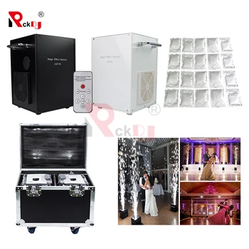 

2pcs With Flightcase And 20 Bags Powder 750W Cold Spark Firework Machine DMX Remote Control Wedding Machine