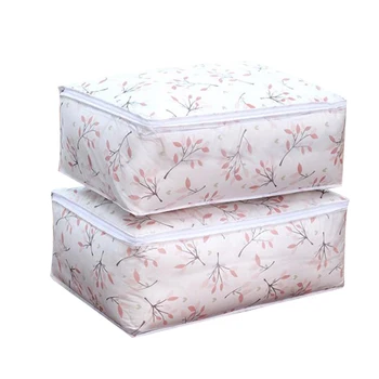 

Travel Luggage Organizer Printed quilt storage bag New fashion Printed Quilt Moisture-proof Quilt Sorting Bag Household Large