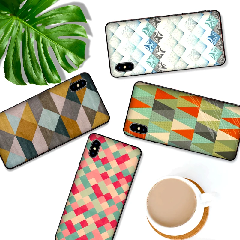 Для iPhone 6 6s 7 8 Plus X XR XS Max 5 5S SE телефон Cas абстрактное искусство красочные