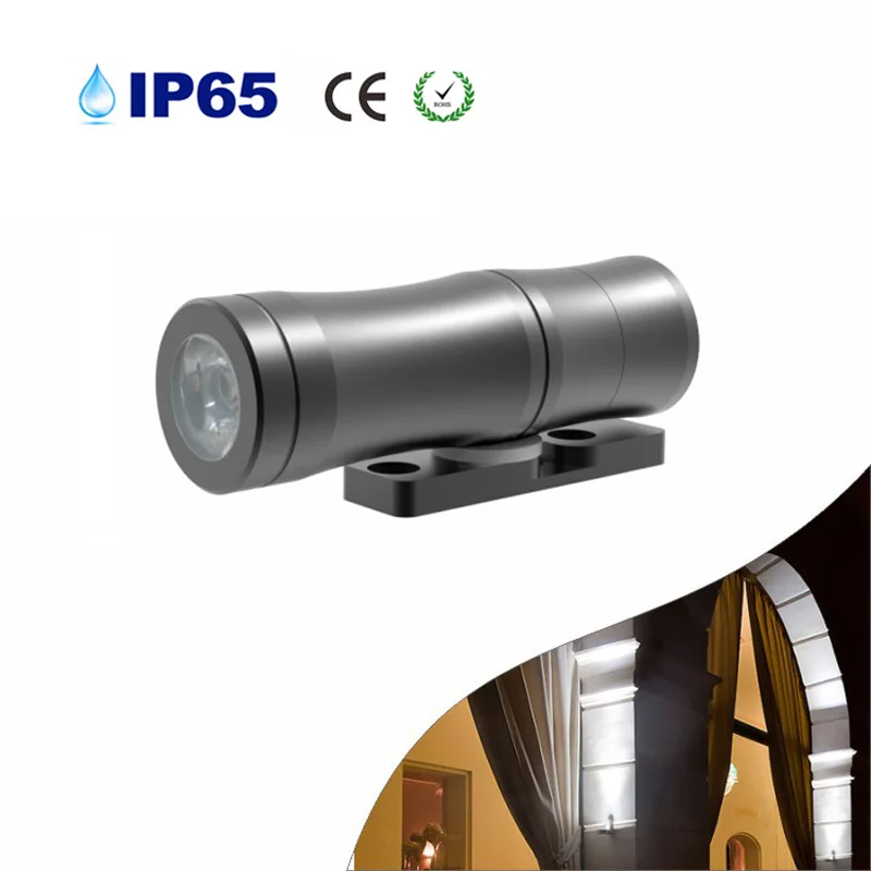 

3W CREE LED Mini LED Wall Light IP65 DC12-24V Bamboo Tube Lamp Corridors Stairway Step Garage Paths Wall Lighting DHL Shipping