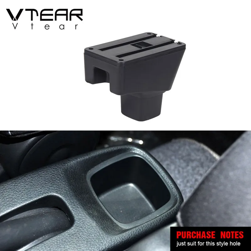 Vtear для Suzuki SX4 Автомобильный подлокотник кожаный USB автомобильный Стайлинг