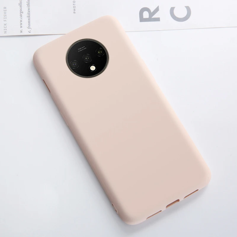YISHANGOU силиконовые чехлы для телефона Oneplus 7T 7 Pro 6 6T Роскошный чехол One Plus 7 Pro Бампер Oneplus 7 Pro 7T защита - Цвет: Розовый