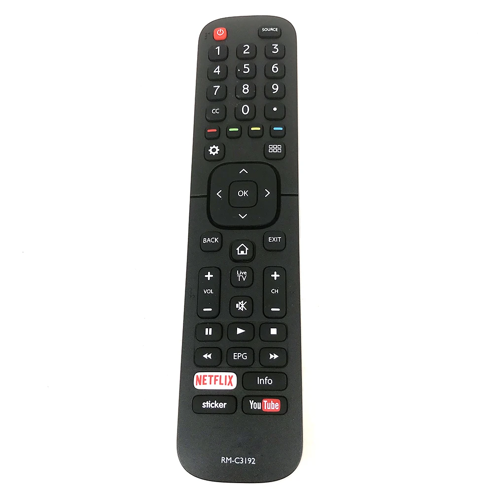 

New Original RM-C3192 For JVC LCD TV Remote Control with Netflix Youtube Fernbedienung