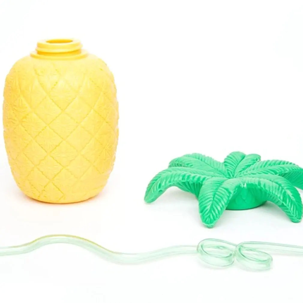 New Exotic Children's Watermelon Sippy Cups Cute Pineapple Beach Hand Cup Portable Large Capacity Plastic Water Bottle