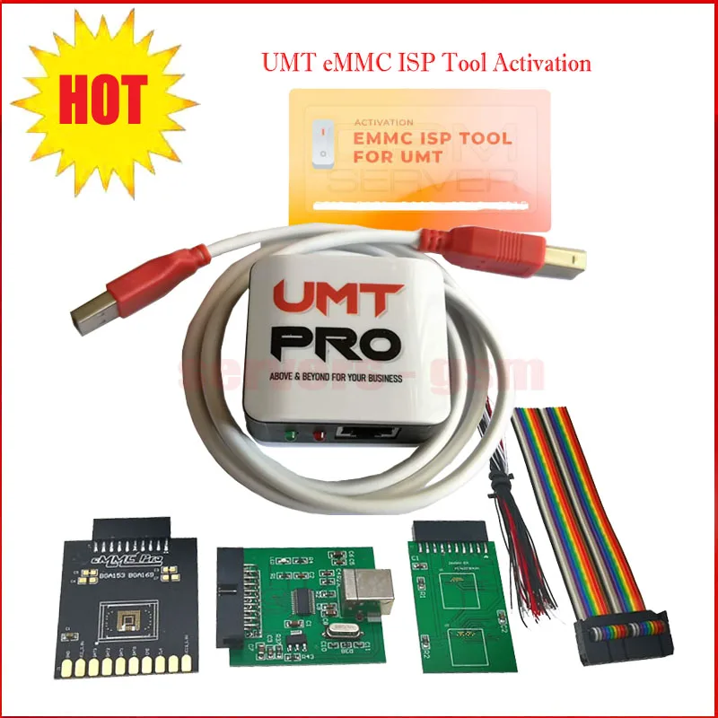 Новый оригинальный UMT Pro2 BOX /UMT + Avb 2 в 1 коробка с USB-кабелем eMMC ISP адаптеры