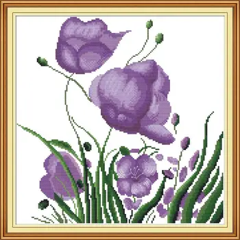 

Joy Sunday Cross Stitch Dancing Lightly And Flying Cotton Thread Painting 11CT14CT DIY Cross Stitch Kit Embroidery Needlework