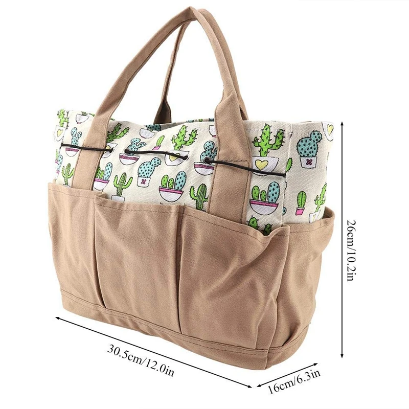 Hot Sale Garden Hardware Tools Storage Bags Multi-Purpose Garden Tool Organizer Diaper Bag Holder Market Tote