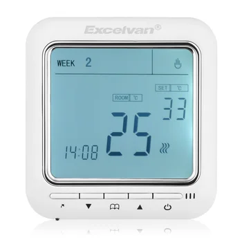 

Digital Temperature Controller Thermostat LCD Touch-Screen Thermometer Weekly Programming Electric Floor Room Thermoregulator