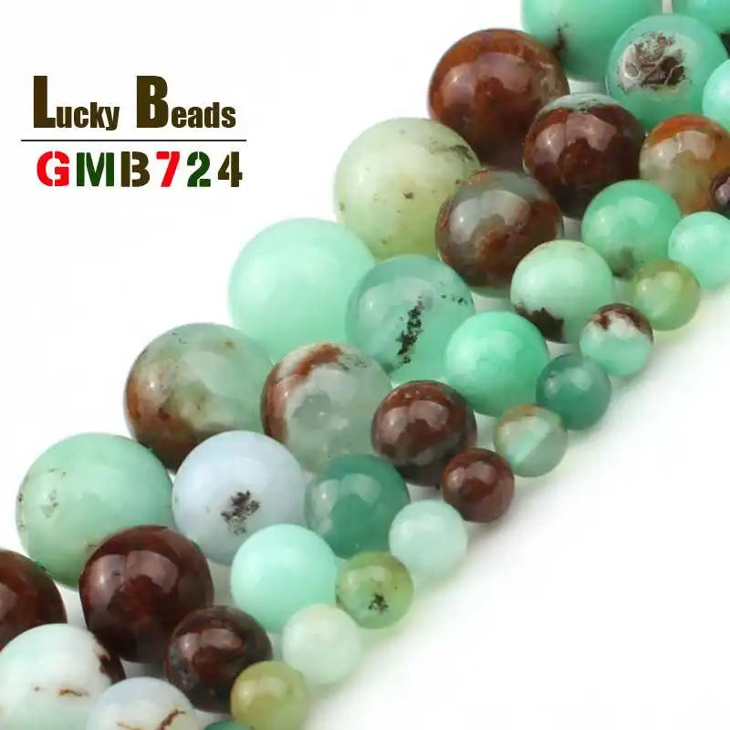 

Natural Australia Jades Stone Beads Round Loose Beads For Jewelry Making DIY Ear Studs Bracelet Accessories 7.5'' 4/6/8/10mm