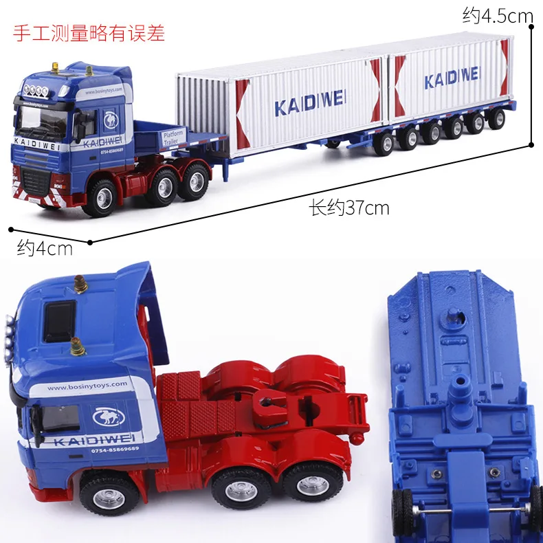 

Cadeve 1: 50 Alloy Flat Truck Heavy Duty Truck Model Container 625022 Boxed