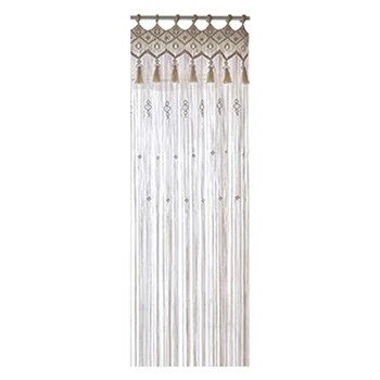 

Macrame Curtain Wall Hanging Home Decor Living Room Doorway Party Macrame Curtain Weddings Background Handmade Woven