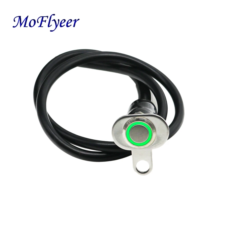 

MoFlyeer 3 Color Lights Motorcycle Switch ON-OFF Handlebar Adjustable Mount Waterproof Switches Button 12V Headlight