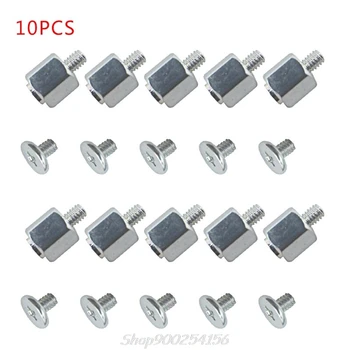 

10 Set Hand Tool Mounting Kits Stand Off Screw Hex Nut for A-SUS M.2 SSD Motherboard Au19 20 Dropship