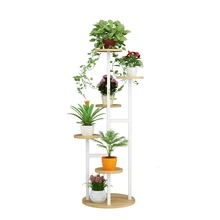 Shelf A Living Room Household Multi-storey Indoor Ground Iron Art Balcony Flowerpot Shelves Flower Rack