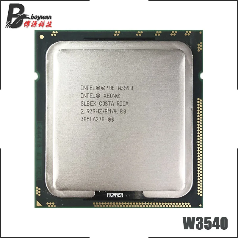 Четырехъядерный процессор Intel Xeon W3540 2 933 ГГц Восьмиядерный 8M 130W LGA 1366 | Компьютеры и