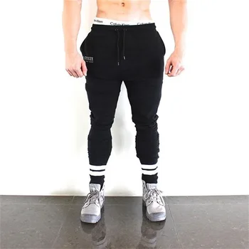 

Men Sports Running Pants Solid Color Football Soccer pant Training sport Pants Elasticity Men jogging Bodybuilding Trousers