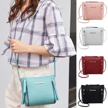 Женская однотонная сумка на плечо, изысканная Оригинальная Повседневная сумка для девушек, элегантная женская сумка-мессенджер, простая Сумочка, Сумочка# Y2