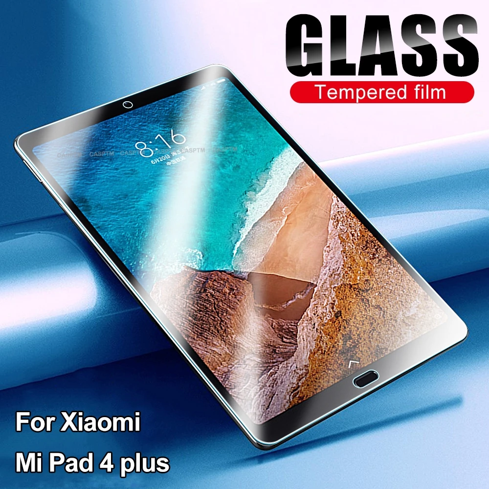 Закаленное стекло 9H для Xiaomi Mi Pad 4 Plus Защита экрана MiPad 10 1 полное покрытие планшета