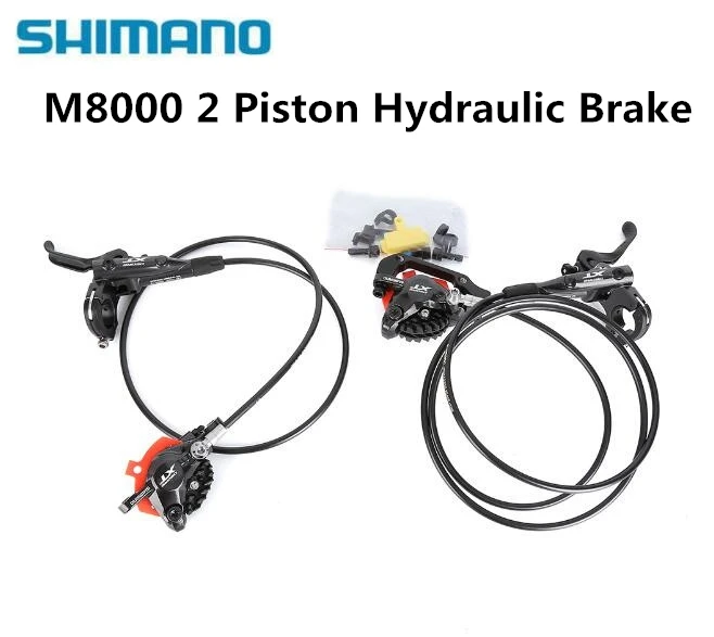 Комплект гидравлических тормозов Shimano Deore XT M8000 M8100 охлаждающие колодки Ice Tech