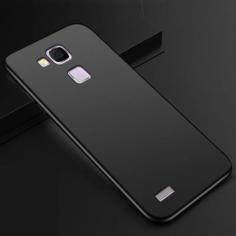 Ультратонкий матовый чехол для Huawei mate 7 защитный из мягкого силикагеля с защитой