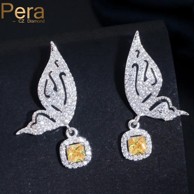Серьги подвески серебристого цвета с фианитами E340|party earrings|925 sterlingearrings fashion |