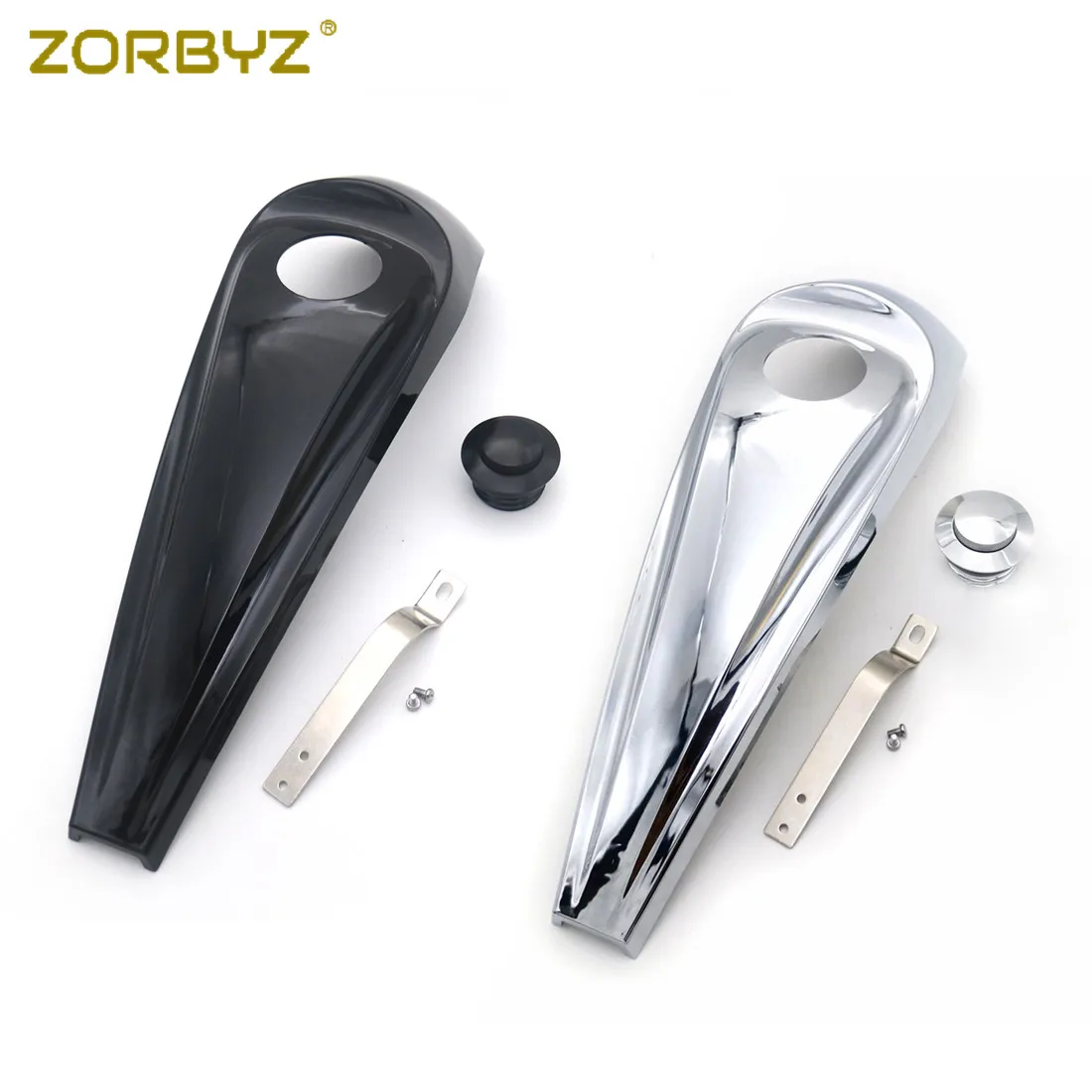 ZORBYZ топливный бак гладкая приборная консоль крышка с бензобаком Крышка для Harley