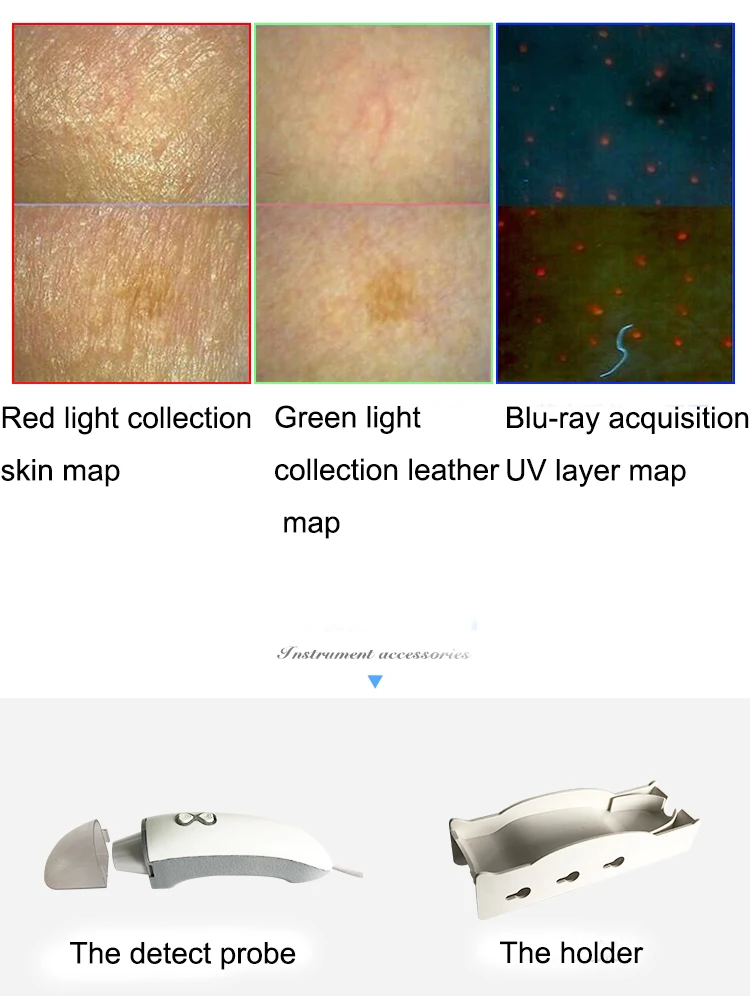 Intelligent skin detector beauty salon face intelligent analysis skin moisture management instrument beauty salon dedicated